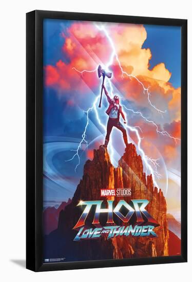 Marvel Thor: Love and Thunder - Thor One Sheet-Trends International-Framed Poster