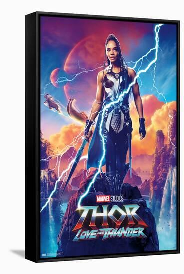 Marvel Thor: Love and Thunder - Valkyrie One Sheet-Trends International-Framed Stretched Canvas