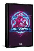 Marvel Thor: Love and Thunder - Vaporwave-Trends International-Framed Stretched Canvas