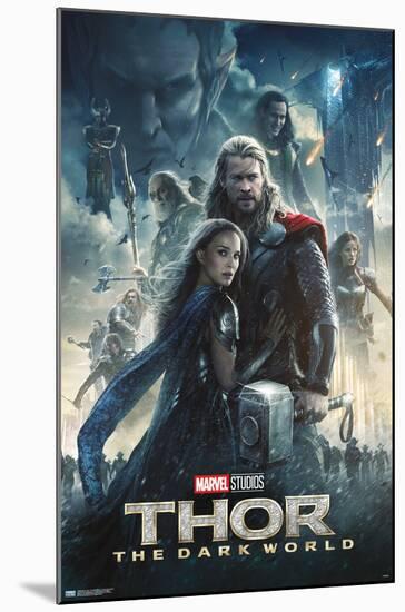 Marvel Thor: The Dark World - Group One Sheet-Trends International-Mounted Poster