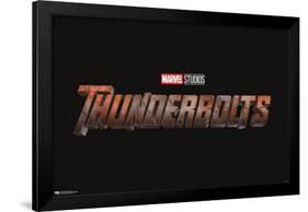 Marvel Thunderbolts - Logo-Trends International-Framed Poster