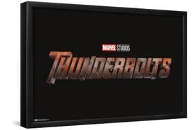 Marvel Thunderbolts - Logo-Trends International-Framed Poster