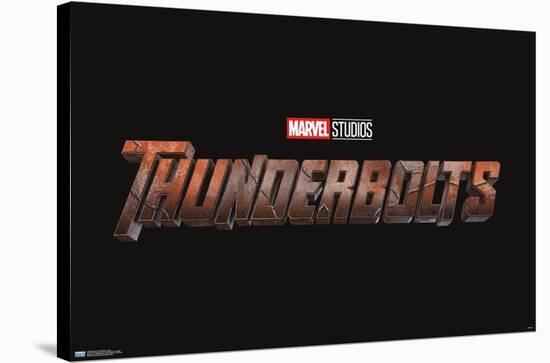 Marvel Thunderbolts - Logo-Trends International-Stretched Canvas