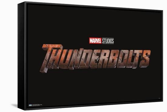 Marvel Thunderbolts - Logo-Trends International-Framed Stretched Canvas