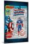 Marvel Toy Vault - Captain America-Trends International-Mounted Poster