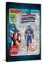 Marvel Toy Vault - Captain America-Trends International-Stretched Canvas