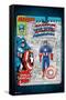 Marvel Toy Vault - Captain America-Trends International-Framed Stretched Canvas