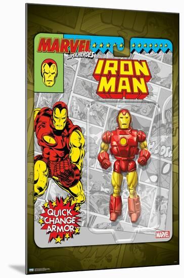 Marvel Toy Vault - Iron Man-Trends International-Mounted Poster