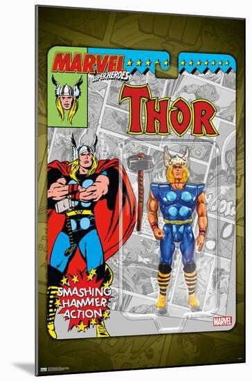 Marvel Toy Vault - Thor-Trends International-Mounted Poster