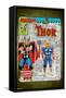 Marvel Toy Vault - Thor-Trends International-Framed Stretched Canvas