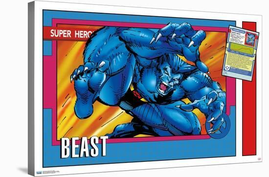 Marvel Trading Cards - Beast-Trends International-Stretched Canvas