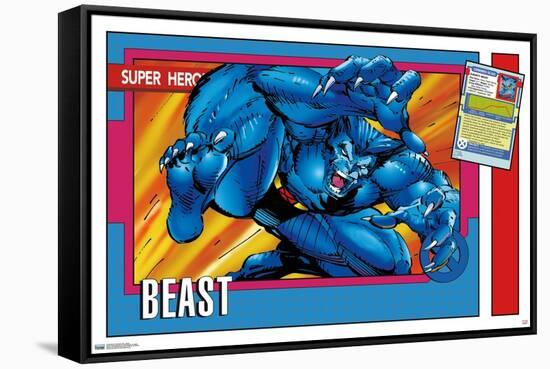 Marvel Trading Cards - Beast-Trends International-Framed Stretched Canvas