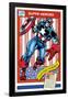 Marvel Trading Cards - Captain America-Trends International-Framed Poster