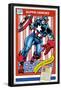 Marvel Trading Cards - Captain America-Trends International-Framed Poster