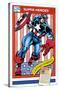 Marvel Trading Cards - Captain America-Trends International-Stretched Canvas