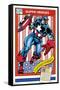 Marvel Trading Cards - Captain America-Trends International-Framed Stretched Canvas