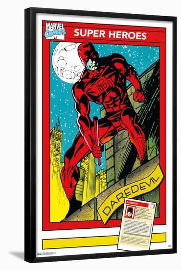 Marvel Trading Cards - Daredevil-Trends International-Framed Poster