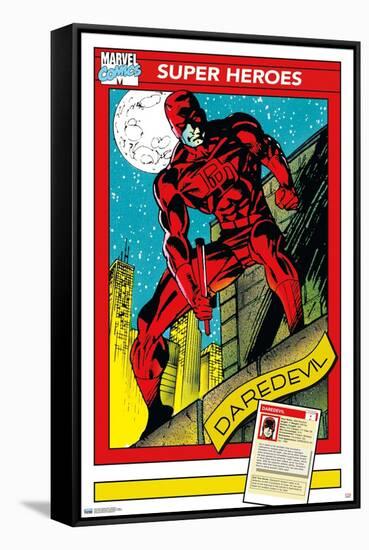 Marvel Trading Cards - Daredevil-Trends International-Framed Stretched Canvas