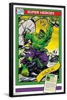 Marvel Trading Cards - Hulk-Trends International-Framed Poster