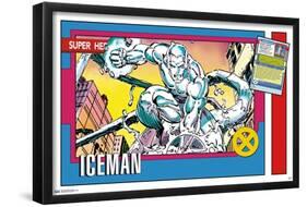 Marvel Trading Cards - Iceman-Trends International-Framed Poster