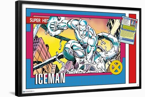 Marvel Trading Cards - Iceman-Trends International-Framed Poster