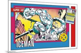 Marvel Trading Cards - Iceman-Trends International-Mounted Poster