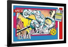 Marvel Trading Cards - Iceman-Trends International-Framed Poster