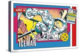 Marvel Trading Cards - Iceman-Trends International-Stretched Canvas