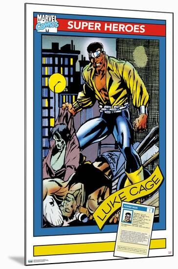 Marvel Trading Cards - Luke Cage-Trends International-Mounted Poster