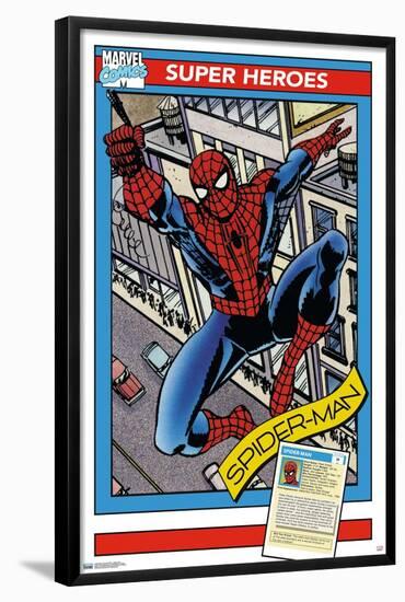 Marvel Trading Cards - Spider-Man-Trends International-Framed Poster