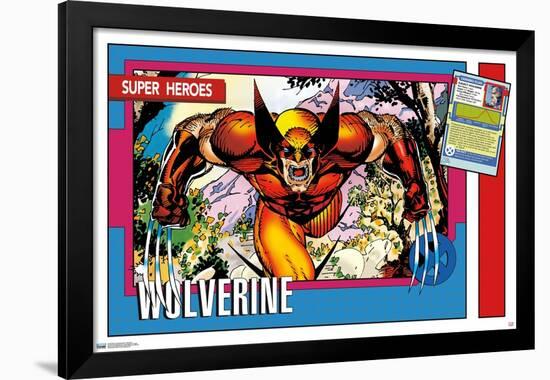 Marvel Trading Cards - Wolverine-Trends International-Framed Poster