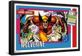 Marvel Trading Cards - Wolverine-Trends International-Framed Poster