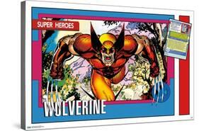 Marvel Trading Cards - Wolverine-Trends International-Stretched Canvas