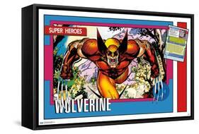 Marvel Trading Cards - Wolverine-Trends International-Framed Stretched Canvas
