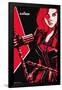 Marvel Universe - Black Widow - Red-Trends International-Framed Poster