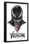 Marvel Venom: Let There be Carnage - Illustration with Tongue-Trends International-Framed Poster