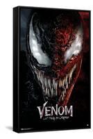Marvel Venom: Let There be Carnage - Split Face One Sheet-Trends International-Framed Stretched Canvas