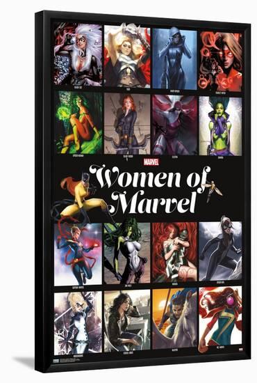 Marvel - Women of Marvel - Grid-Trends International-Framed Poster