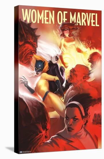 Marvel - Women of Marvel - Group-Trends International-Stretched Canvas