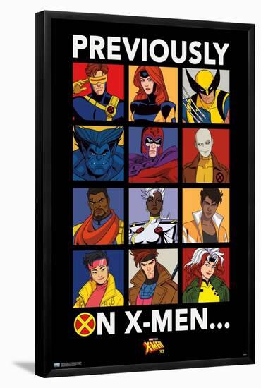 Marvel X-Men '97 - Previously On The X-Men-Trends International-Framed Poster