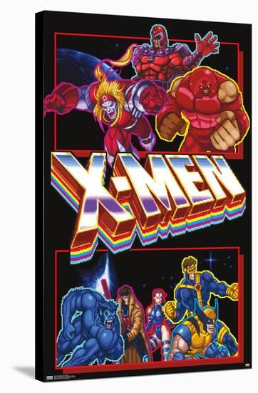 Marvel X-Men Game - Battle-Trends International-Stretched Canvas