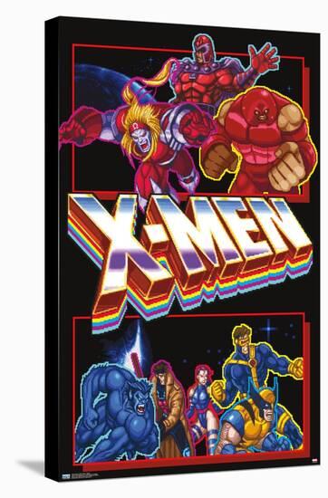 Marvel X-Men Game - Battle-Trends International-Stretched Canvas