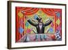 Marvellous Marvo Making Magic, 2017, tinted gesso on wood-PJ Crook-Framed Giclee Print