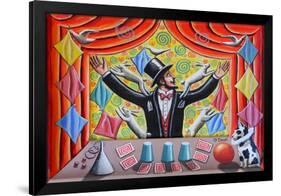 Marvellous Marvo Making Magic, 2017, tinted gesso on wood-PJ Crook-Framed Giclee Print