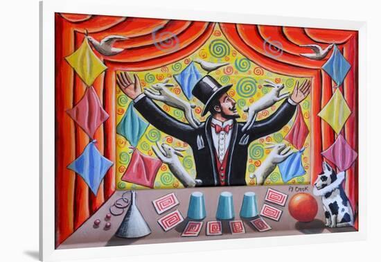 Marvellous Marvo Making Magic, 2017, tinted gesso on wood-PJ Crook-Framed Giclee Print