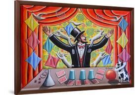 Marvellous Marvo Making Magic, 2017, tinted gesso on wood-PJ Crook-Framed Giclee Print