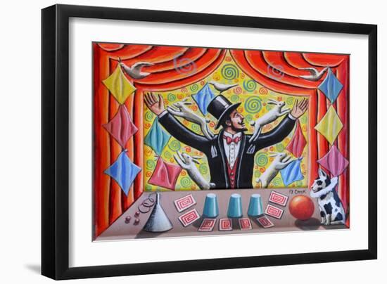 Marvellous Marvo Making Magic, 2017, tinted gesso on wood-PJ Crook-Framed Giclee Print