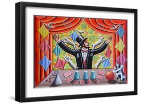 Marvellous Marvo Making Magic, 2017, tinted gesso on wood-PJ Crook-Framed Giclee Print