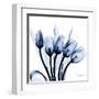 Marvelous Indigo Tulips-Albert Koetsier-Framed Art Print