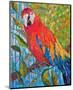 Marvelous Macaw-null-Mounted Art Print